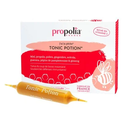 Tonic Potion - Propolis, Miel, Pollen, Gingembre & Acérola - Propolia