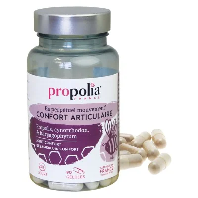 Confort Articulaire Propolis & Cynorrhodon - 90 gélules - Propolia