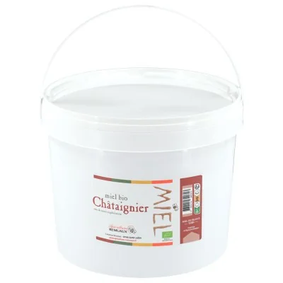 Miel châtaignier BIO - seau de 5kg