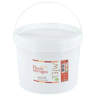 Miel fleurs sauvages BIO - Seau de 5kg