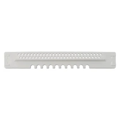 Porte entrée NICOT blanche passage 8.5 mm pour ruchette Dadant 6 cadres