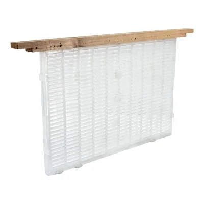 Cage blocage reine sur cadre Dadant – lutte varroa apiculture