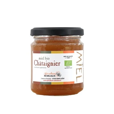 Miel châtaignier BIO 250g "Le Rucher des 4 Chemins"