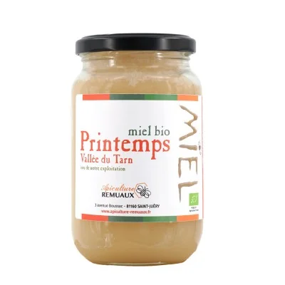 Miel Fleurs de printemps - Vallée du Tarn BIO 500g "Le Rucher des 4 Chemins"