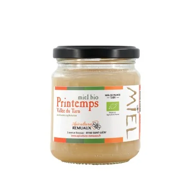 Miel fleurs de printemps - Vallée du Tarn BIO 250g "Le Rucher des 4 Chemins"