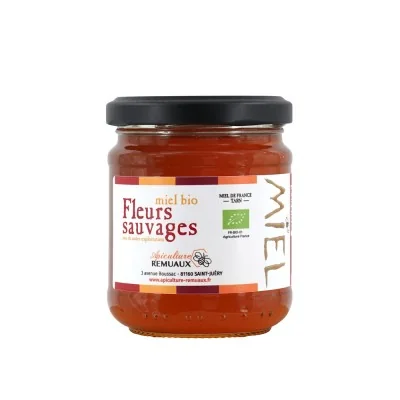 Miel fleurs sauvages BIO 250g "Le Rucher des 4 Chemins"