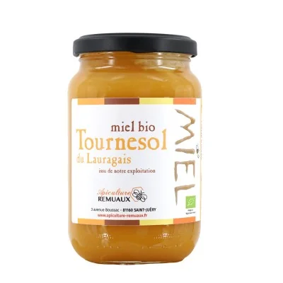 Miel tournesol BIO 500g "Le Rucher des 4 Chemins"