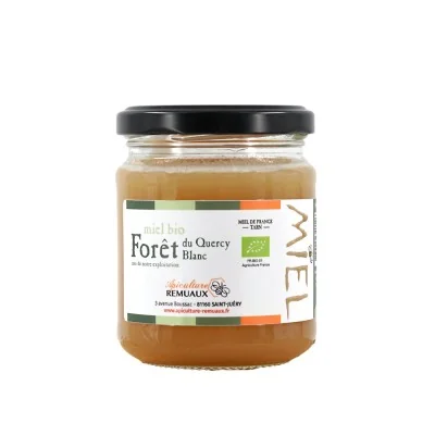 Miel Forêt du Quercy Blanc BIO 250g "Le Rucher des 4 Chemins"