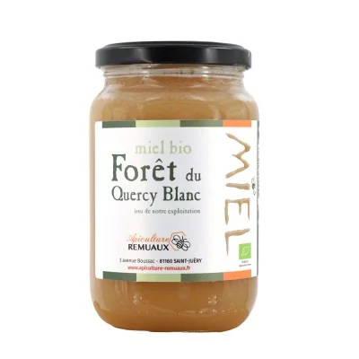 Miel Forêt du Quercy Blanc BIO 500g "Le Rucher des 4 Chemins"