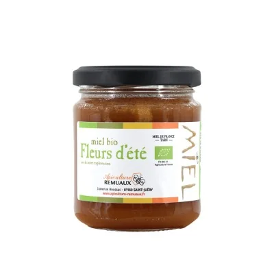 Miel Fleurs d'été BIO 250g "Le Rucher des 4 Chemins"