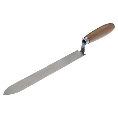 Couteau à désoperculer lisse manche bois - Désoperculation & Bac