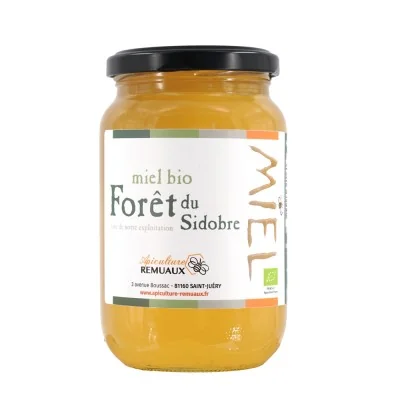 Miel de Forêt du Sidobre BIO en pot de 500 g récolté dans le Tarn