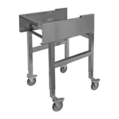 Support inox réglable pour machine à désoperculer DV2 Lega - Désoperculation & Bac