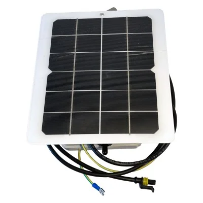 Panneau solaire 10W avec boîtier d'alimentation pour harpe électrique anti-frelon asiatique