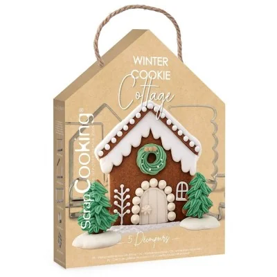 Coffret ScrapCooking maison en pain d'épices illustrant le résultat possible