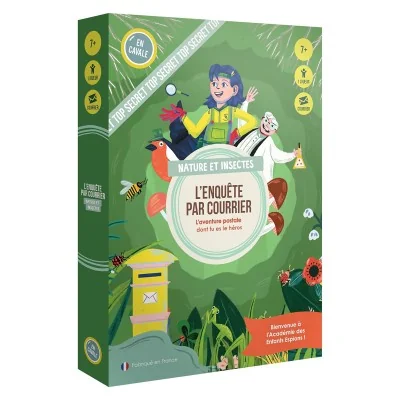 Jeu l'enquête par courrier - Nature et insectes - Jeux de société