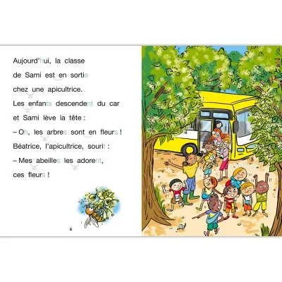 Extrait Les abeilles – Sami et Julie : visite de classe chez une apicultrice