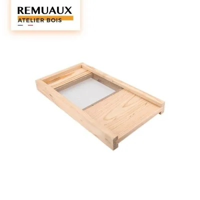 Plateau bois aéré 6 cadres Dadant/Langstroth 275×525