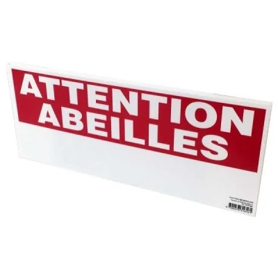 Panneau “attention abeilles” économique