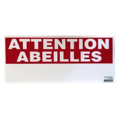 Panneau “attention abeilles” économique