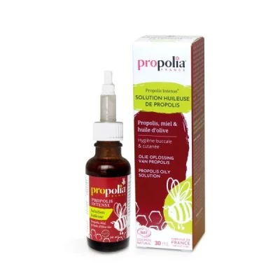 Solution huileuse de propolis