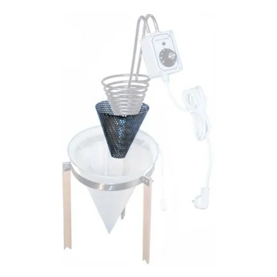 Cône inox perforé 32 cm