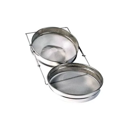 Passoire double inox fond conique