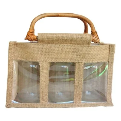 Panier toile de jute 3 x 500 gr Panier toile de jute 3 x 500 gr