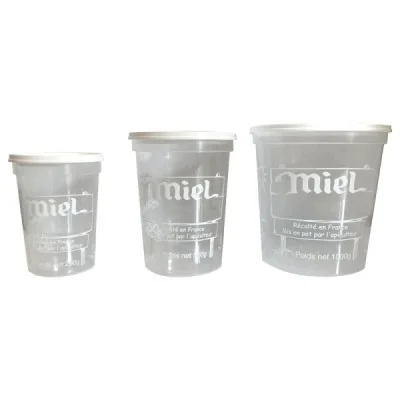 Pot plastique PEP imprimé NICOT Pot plastique PEP imprimé NICOT