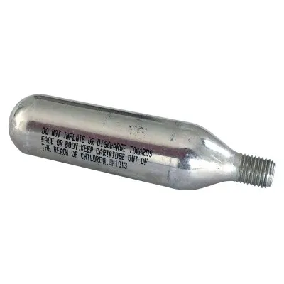 Cartouche CO2 filetée 16g pour ancienne version du pistolet noir du testeur varroa Swienty.