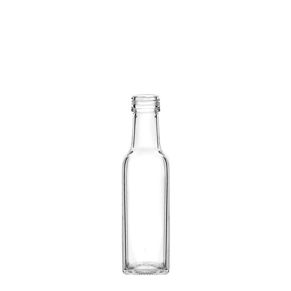 Bouteille Marasca blanche 4 faces 100ml