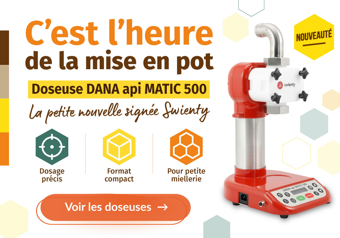 Doseuse à miel DANA api MATIC 500 Swienty pour la mise en pot