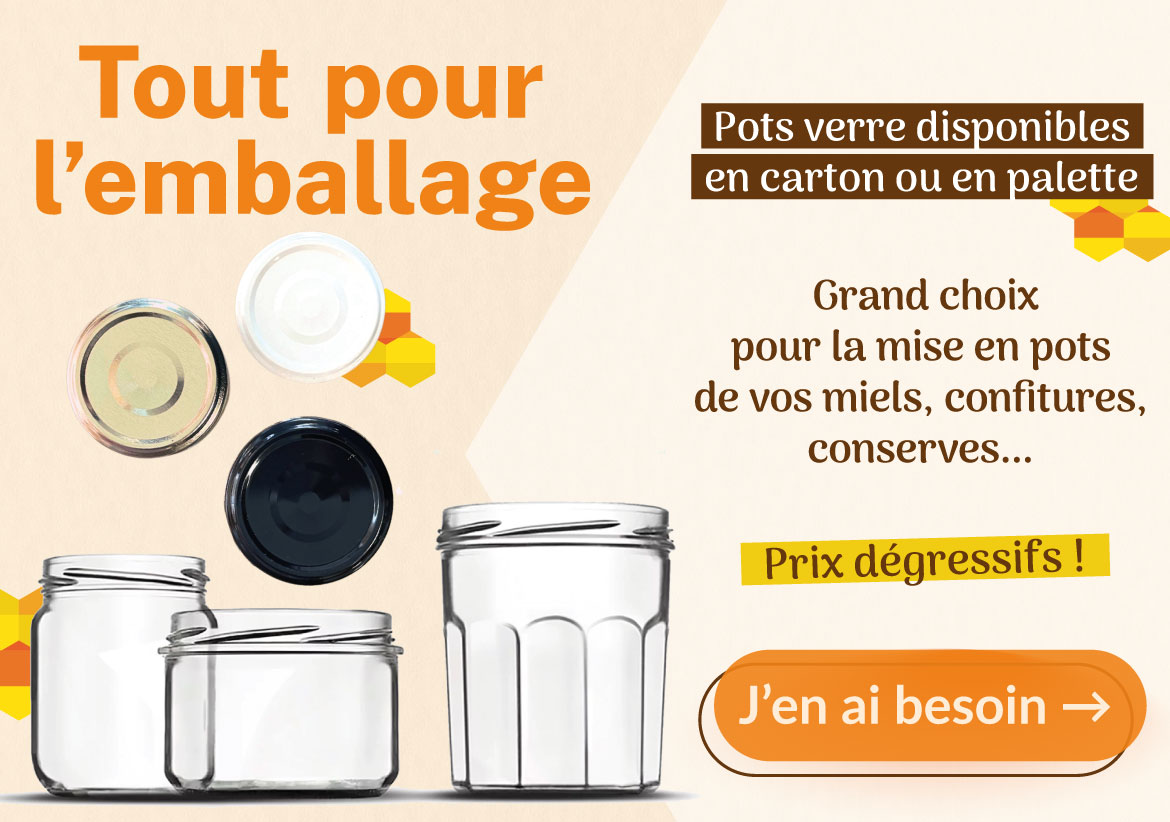 Tout pour l'emballage : nos pots verre et capsules