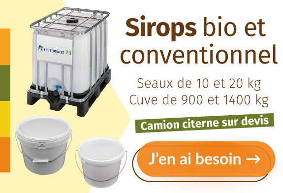 Retrouvez toute notre gamme de sirops bio et conventionnel pour soutenir vos colonies !