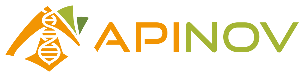 Logo Apinov, centre de recherche et de formation apicole