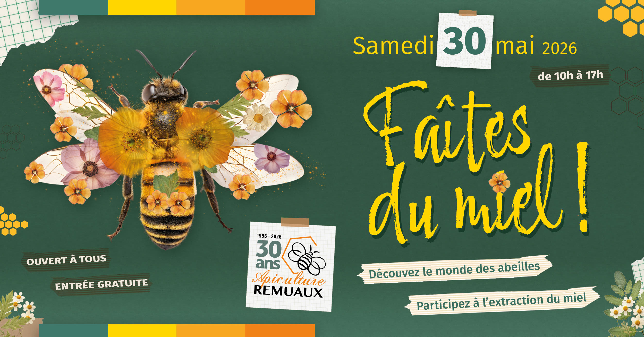 Faites du Miel 2026 - Apiculture Remuaux Saint-Juéry