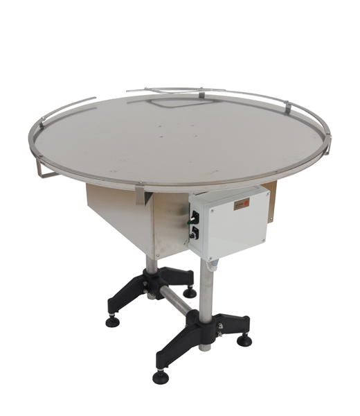 Table rotative d’accumulation Swienty en bout de ligne