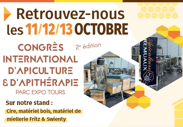 Apiculture Remuaux au 2ème Congrès International d’Apiculture et d’Apithérapie