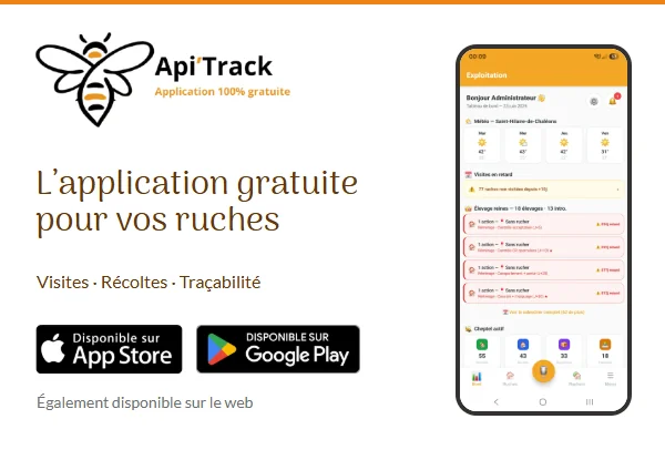 Api'Track : une application gratuite pour suivre ses ruches